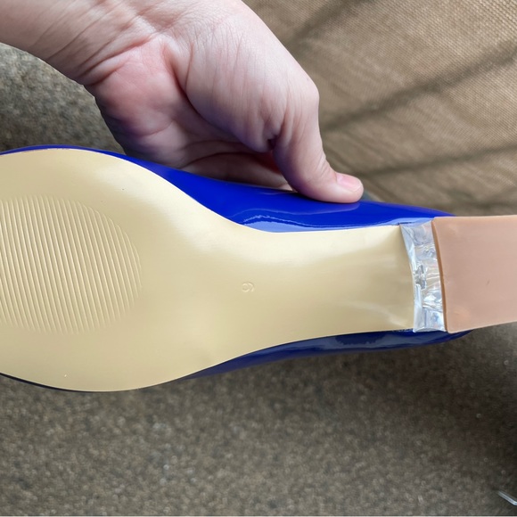 Blue butterfly heels - Picture 8 of 8